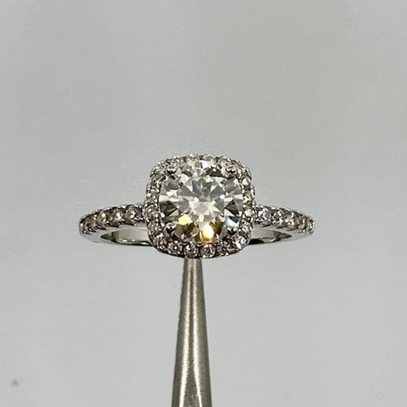 💍 Genuine Moissanite Ring 2CT Certified s925 Platinum plated 💍 - Picture 11 of 13